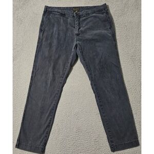 Belstaff England 1924 Longton Chino Pants Navy Blue Men's Size 36 x 30